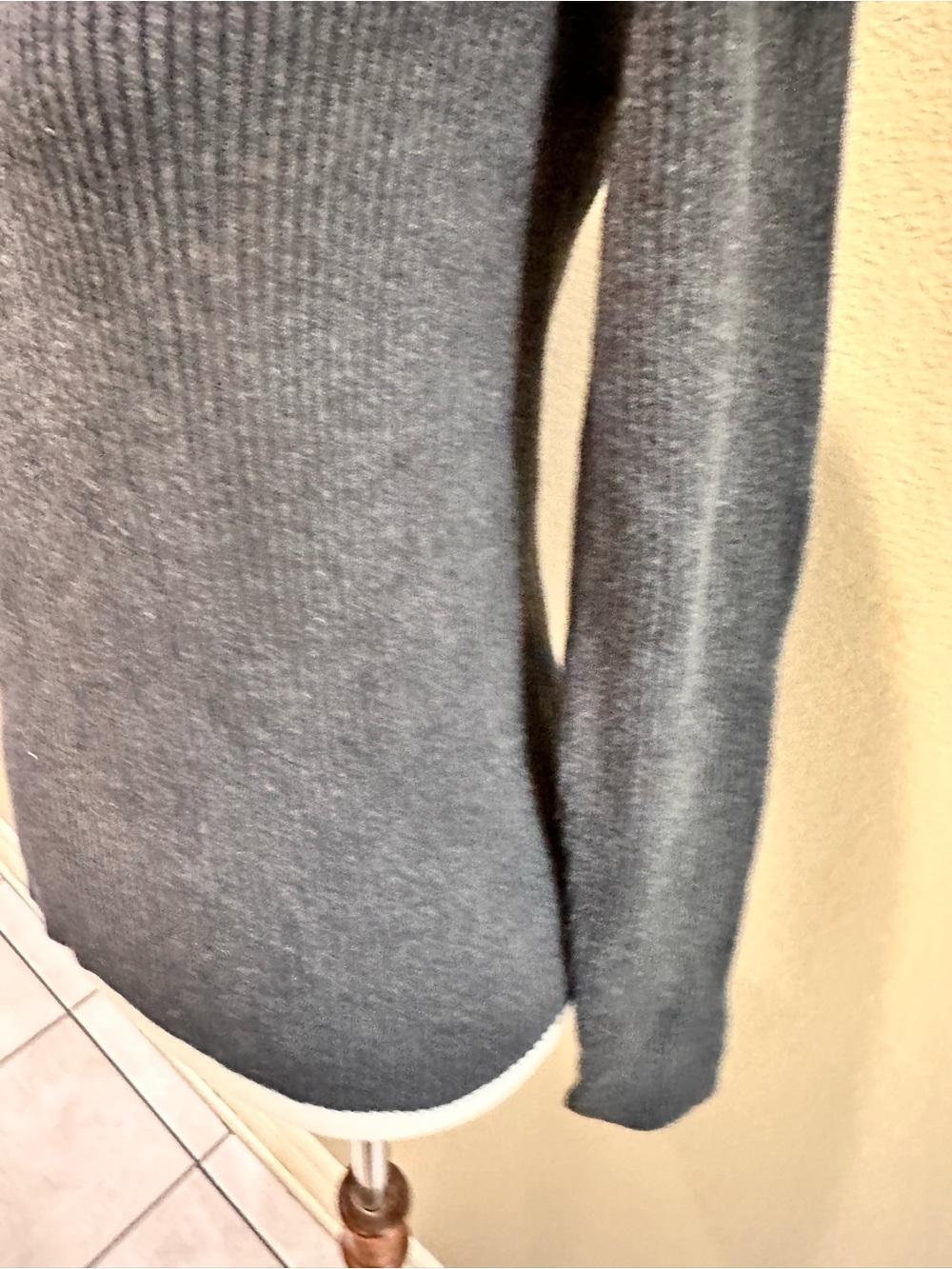 Lauren Ralph Lauren 100% Cotton Classic Ribbed Turtleneck Sweater - Charcoal S - Picture 8 of 13